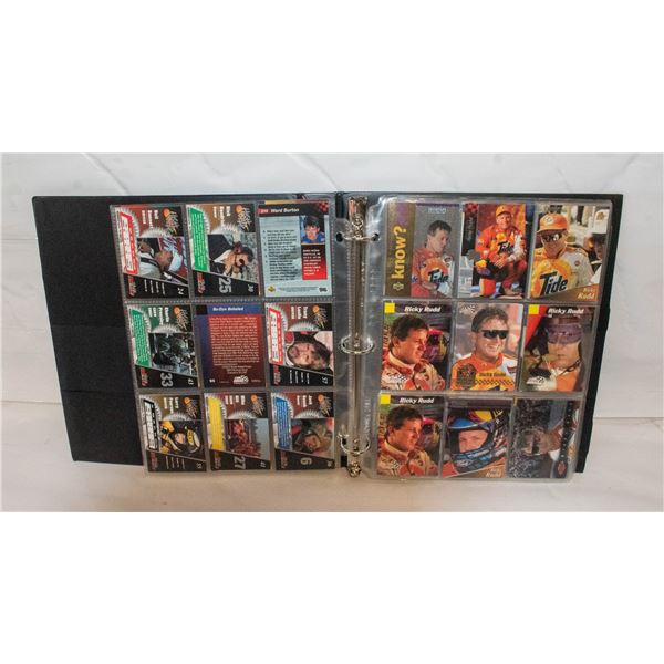 BINDER OF NASCARCOLLECTOR CARDS