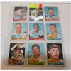 Image 1 : 9 TOPPS BASEBALL CARDS 1965