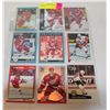 Image 1 : LOT OF 9 STEVE YZERMAN HOCKEY CARDS