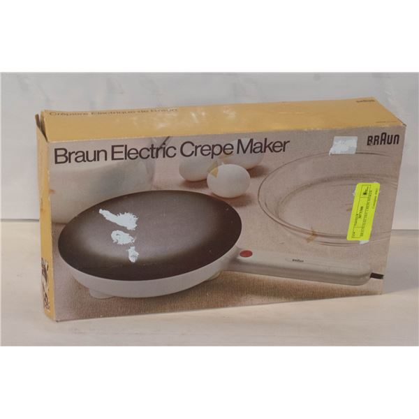 BRAUN ELECTRIC CREPE MAKER