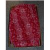 Image 1 : 6 METERS OF RED FLORAL SHEER SARONG