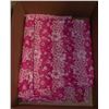 Image 1 : 4 METERS OF PINK FLORAL SHEER