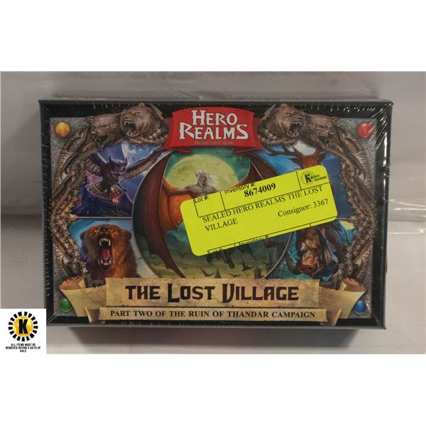 SEALED HERO REALMS THE LOST VILLAGE