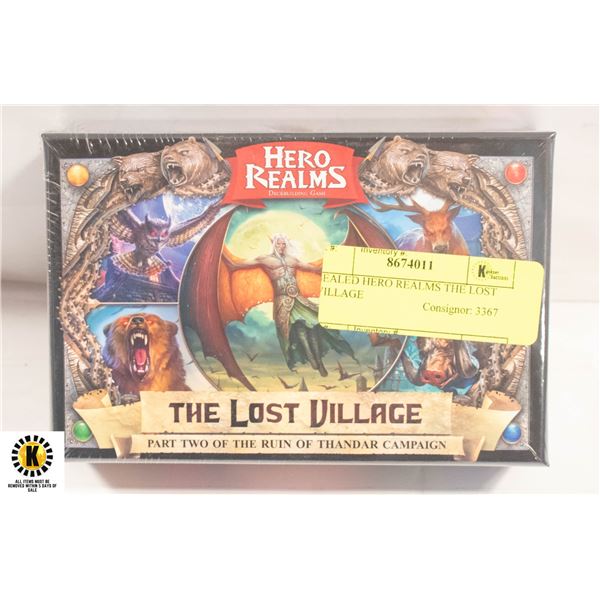 SEALED HERO REALMS THE LOST VILLAGE