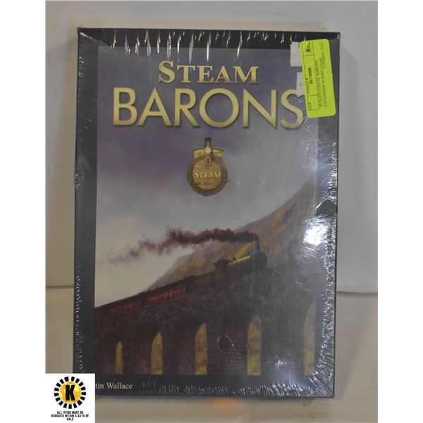 SEALED STEAM: BARONS EXPANSION BOARD GAME