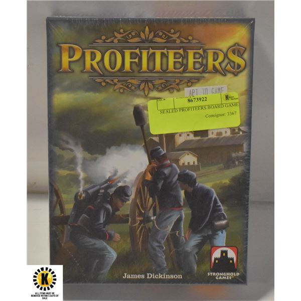 SEALED PROFITEERS BOARD GAME