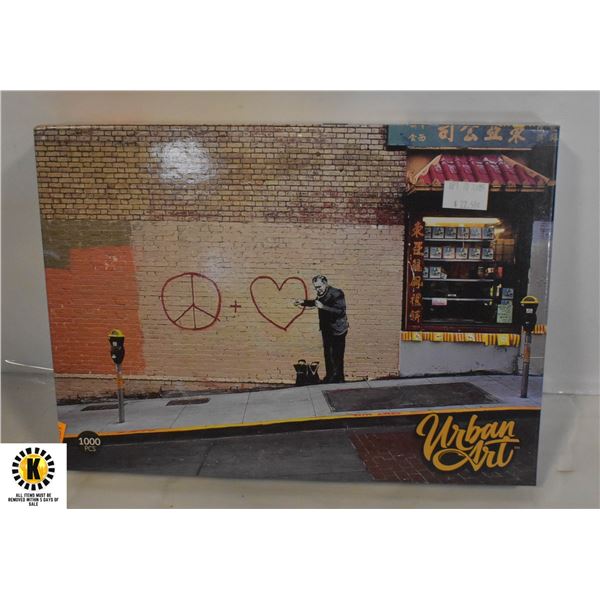 SEALED 1000 PC PUZZLE: URBAN ART GRAFFITI: