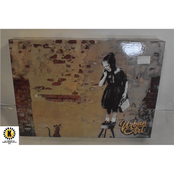 SEALED 1000 PC PUZZLE: URBAN ART GRAFFITI: