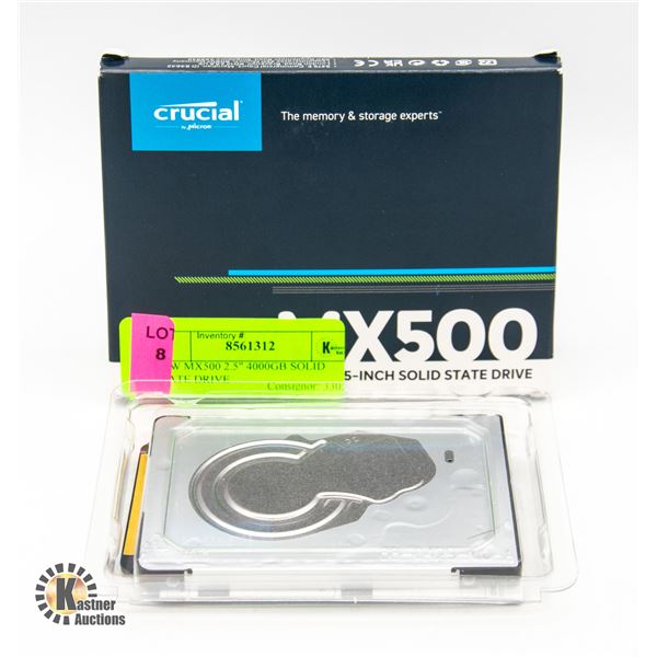 NEW MX500 2.5  4000GB SOLID STATE DRIVE