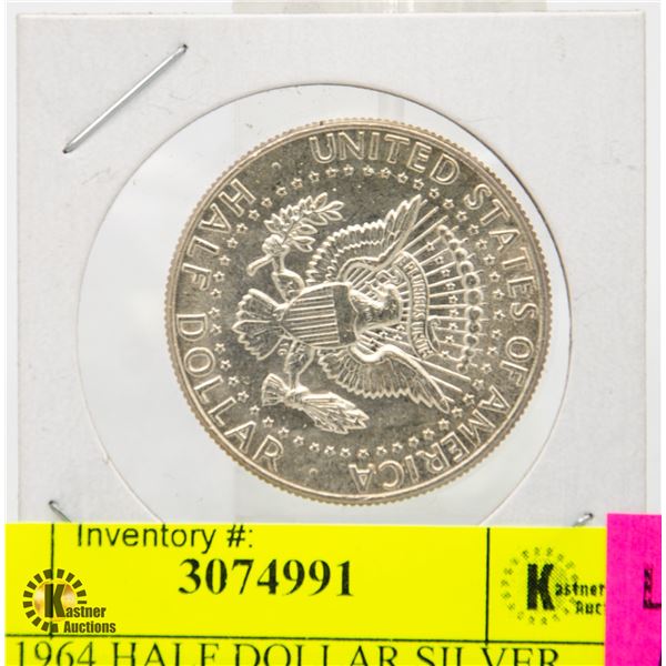 USA 1964 HALF DOLLAR SILVER