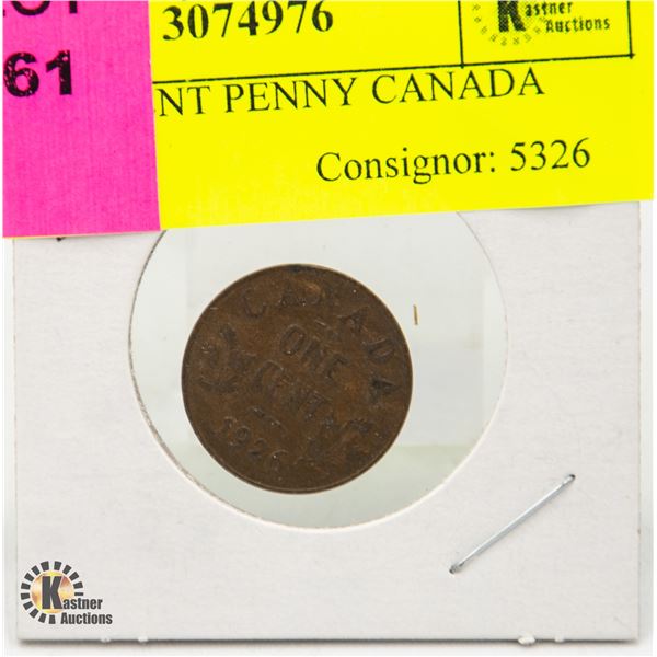 1917 ONE CENT PENNY CANADA