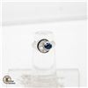 Image 1 : APPRAISED 14K WHITE GOLD DIAMOND & SAPPHIRE RING