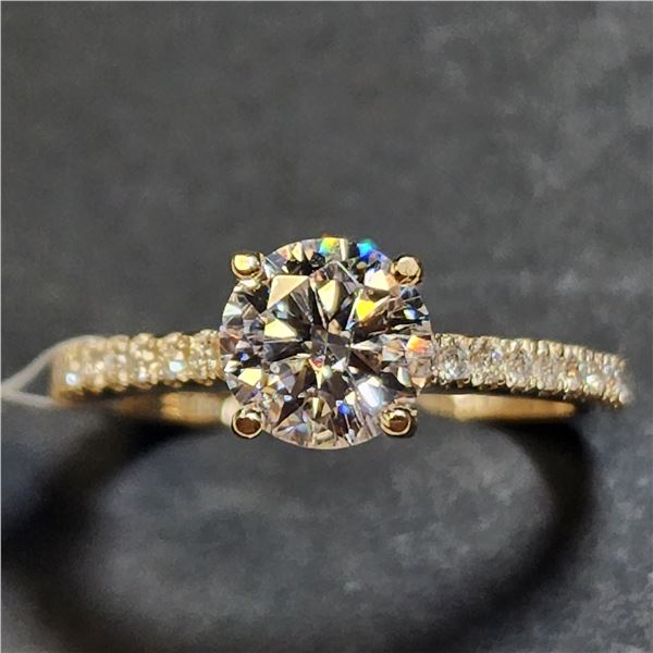 BZ1467-155 10K MOISSANITE RING