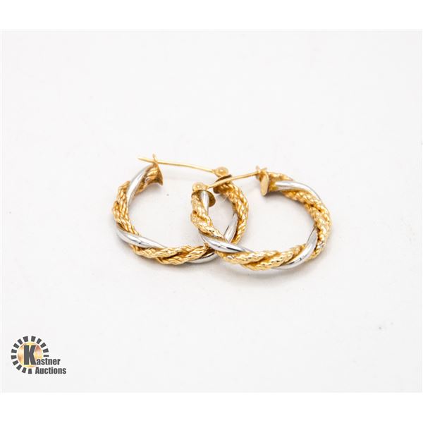 14K WOMENS HOOP EARRINGS