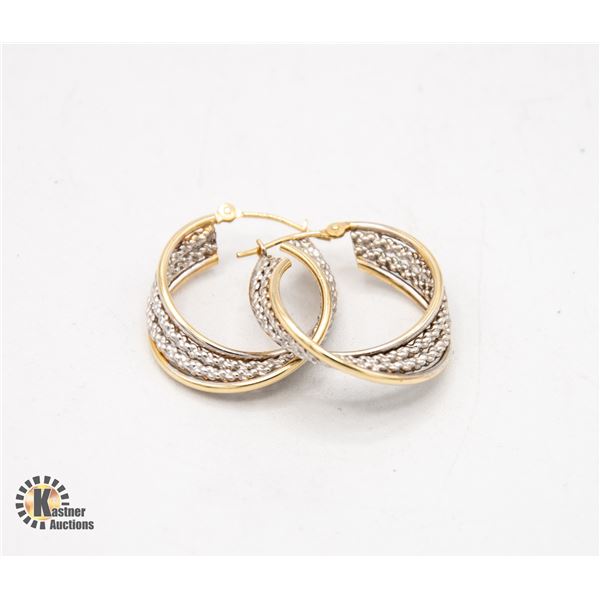 14K WOMENS HOOP EARRINGS