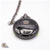 Image 1 : NEW BLACK TONE GRADUATION POCKET WATCH