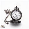 Image 2 : NEW BLACK TONE GRADUATION POCKET WATCH