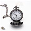 Image 2 : NEW BLACK TONE DAD POCKET WATCH WITH CHAIN