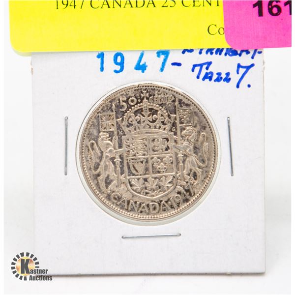 1947 CANADA 25 CENT ESTATE COIN