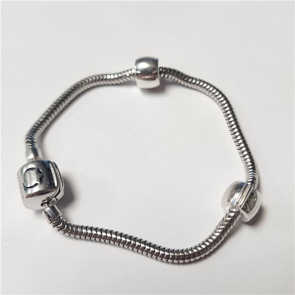 BZ1467-162 SILVER PANDORA STYLE BRACELET