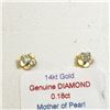 BZ1467-180 14K DIAMOND 2IN1 (0.18CT) EARRINGS