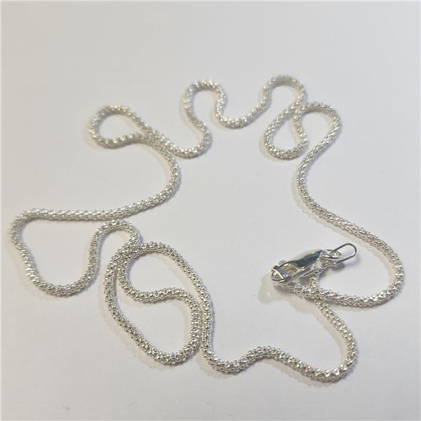 BZ1467-190 SILVER 20  4.8G NECKLACE