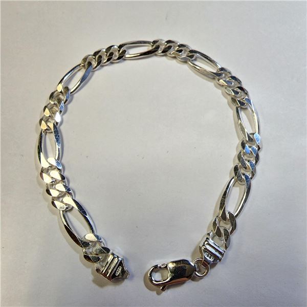 BZ1467-181 SILVER 8  15.7G BRACELET