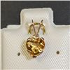 Image 1 : BZ1467-189 10K CITRINE (0.67CT) PENDANT