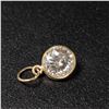 Image 1 : BZ1467-195 10K MOISSANITE (0.75CT) PENDANT