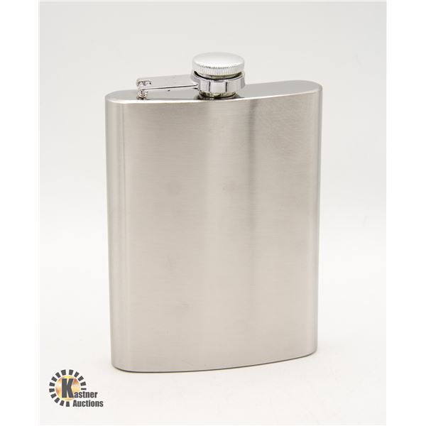 ENGRAVABLE 8 OZ STAINLESS STEEL FLASK