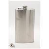 Image 1 : ENGRAVABLE 12 OZ STAINLESS STEEL FLASK