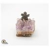 Image 1 : MAPLE LEAF ON A NATURAL QUARTZ STONE