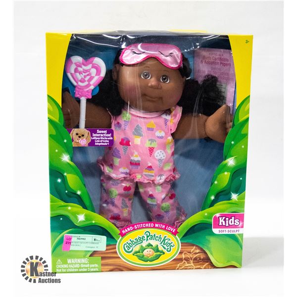 NEW KIDS SOFT SCULPT CABBAGE PATCH KID DOLL