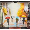 Image 1 : LARGE CANVAS ART 40” X40” WITH PEOPLE AND