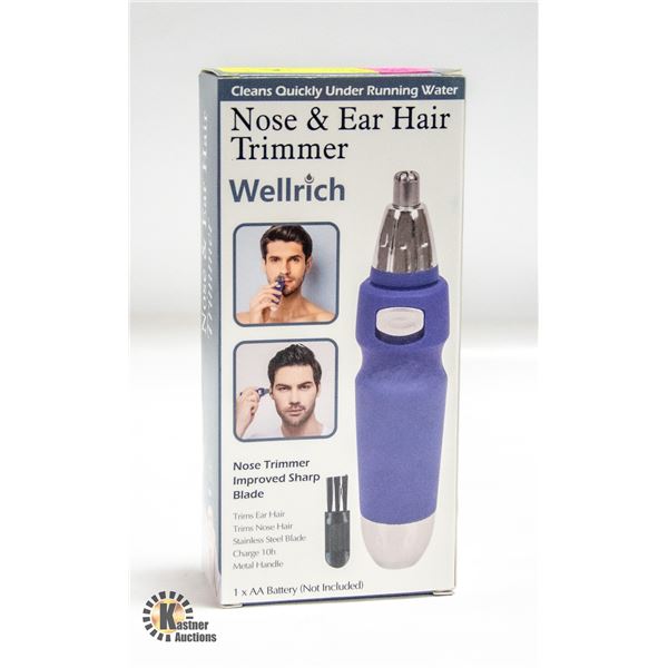 NEW SEALED WELLRICH NOSE & EAR HAIR TRIMMER