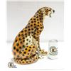 Image 2 : VINTAGE ITALIAN CERAMIC CHEETAH