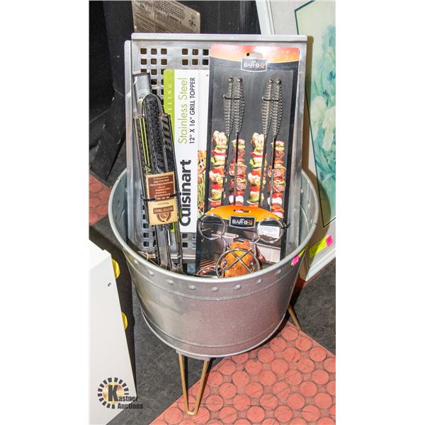 HOCKEY HANDLE BBQ SET