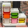 Image 1 : IKEA TOY STORAGE UNIT WITH BINS H-37" W-17.25 L-39