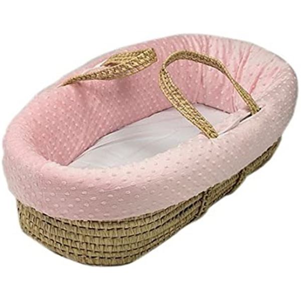 NEW BABYDOLL HEAVENLY SOFT MOSES BASKET SET