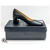 Image 1 : NEW NATURALIZER WOMENS US 7 BLACK LEATHER HEELS