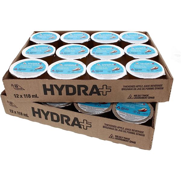 NEW CASE OF 24 HYDRA+ THICKENED APPLE JUICE