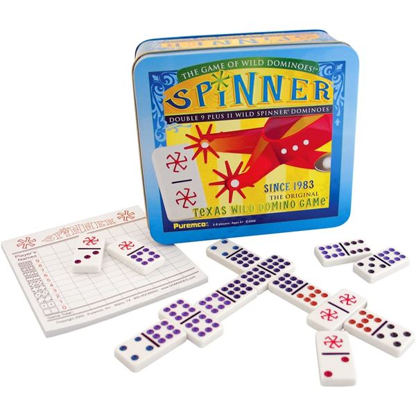 NEW SPINNER THE GAME OF WILD DOMINOES THE ORIGINAL