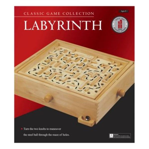 NEW HANSEN LABYRINTH CLASSIC WOODEN BALL MAZE GAME