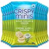 NEW CASE OF 12 QUAKER CRISPY MINIS RICE CHIPS