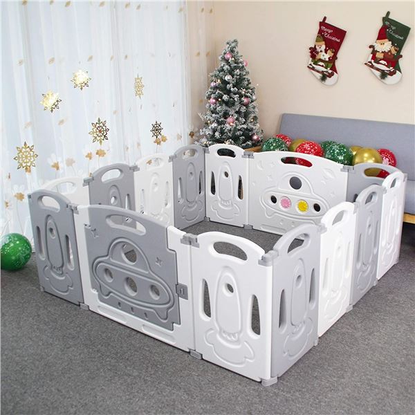 NEW GUPAMIGA FOLDABLE BABY PLAYPEN WITH EXTRA 4