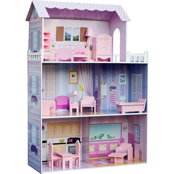 NEW TEAMSON KIDS FANCY MANSION DOLLHOUSE WITH
