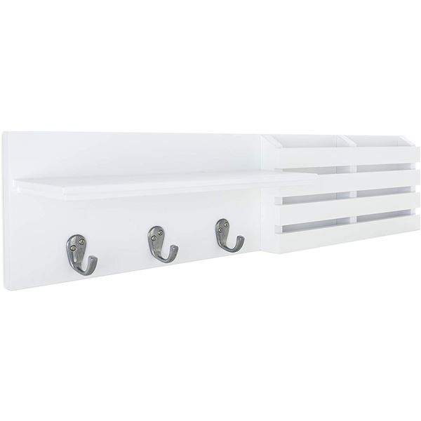 NEW KIERA GRACE SYDNEY WALL SHELF AND MAIL HOLDER