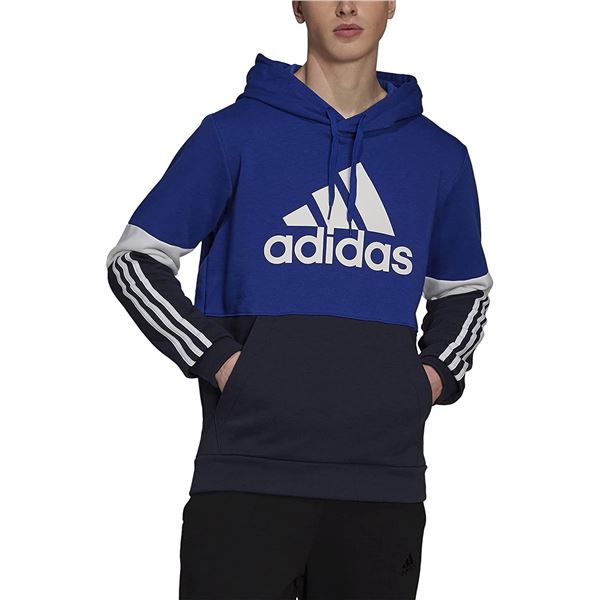 NEW ADIDAS MENS MED COLOURBLOCK PULLOVER HOODIE