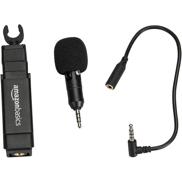 NEW AMZ BASICS MICROPHONE FOR SMARTPHONES W/ CLIP