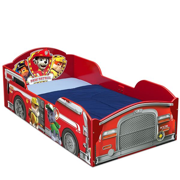 NEW PAW PATROL NICK JR. WOODEN TODDLER BED WITH